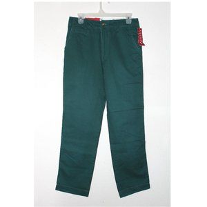 Men's Merona The Tailored Collection Flat Front Khaki - Country Clover, 30x30